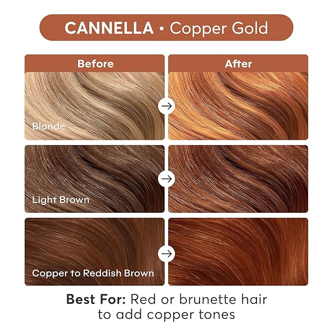 Madison Reed Color Reviving Gloss, Cannella - Copper, Semi-Permanent Hair Dye, Enhances Hair Color & Corrects Tone, Adds Brilliant Shine, Keratin & Argan Oil, 4 Fl Oz (118 mL)