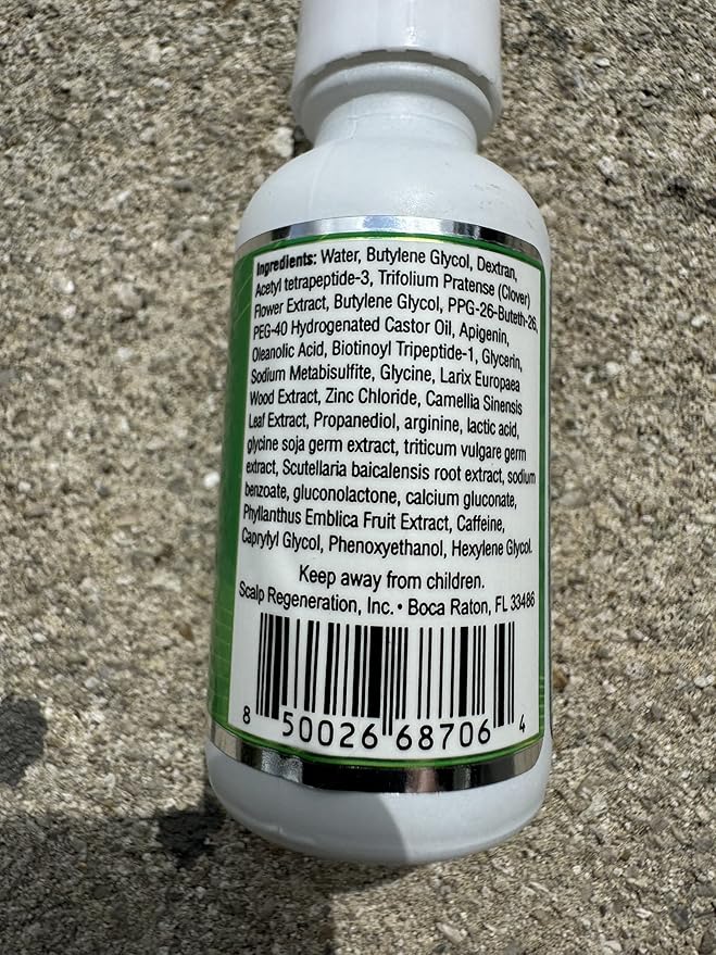 Multi-Peptide Serum for Men & Women - Helps Reduce Hair Loss - Strengthens & Thickens - Plant-Based - Combats Thinning Hair - Healthy Longer Hair - Root Awakening Morning (AM) - 28ml