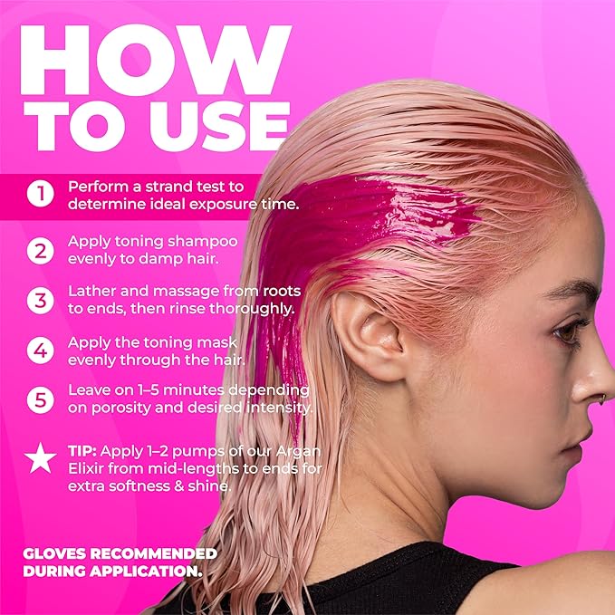 naissant Rose Gold Hair Toning Mask | Ultra High-Purity Pigments | Color Depositing Soft Rose Gold Tone | Hyaluronic Acid, Collagen & Biotin | Paraben, Ammonia & Sulfate Free | 10.1 Fl. Oz