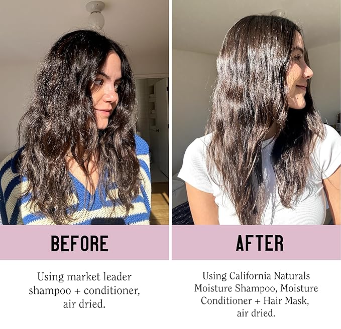 California Naturals Deep Repair Hair Mask, Deep Conditioner for Dry, Damaged Hair, Nautral, Vegan, Paraben and Sulfate Free, Hydrating and Conditioning, For Curly, Frizzy, All Hair Types, 12 fl oz