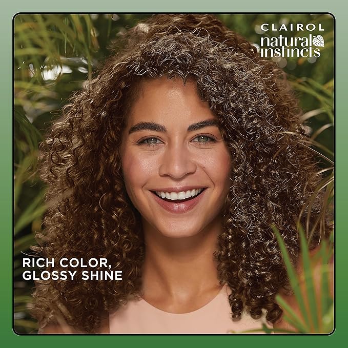 Clairol Natural Instincts Demi-Permanent Hair Dye, 7 Dark Blonde Hair Color, Pack of 1
