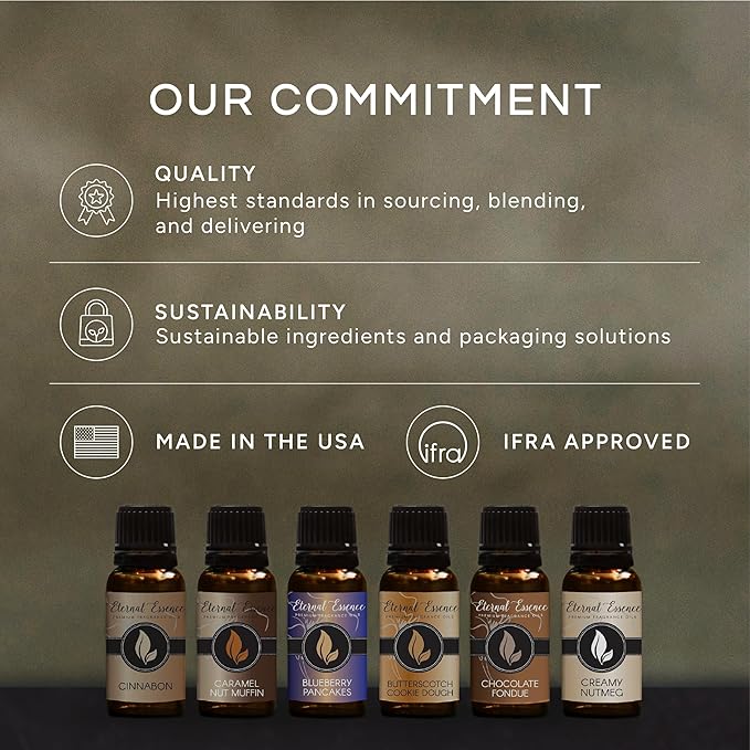 Eternal Essence Oils Far East Set of 6 Premium Fragrance Oils - Includes Water Lily, Bamboo & Teak, Frangipani, Azalea, Ylang Ylang and Dragon's Blood Scented Oils - 10ML