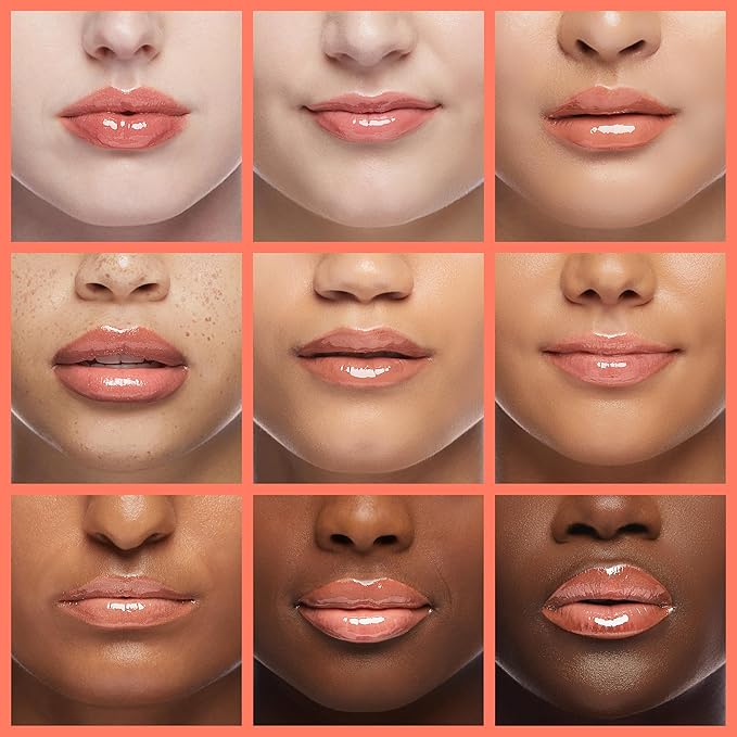 KEYBO Lip Plumper Dotom Lip Plus 16 Colors, 3 Steps Extreme Plumping Clear Lip Gloss by Essence Lip Care Oil & 16 Color Tints from Korean Makeup (33. GM-Grapefruit Tea)