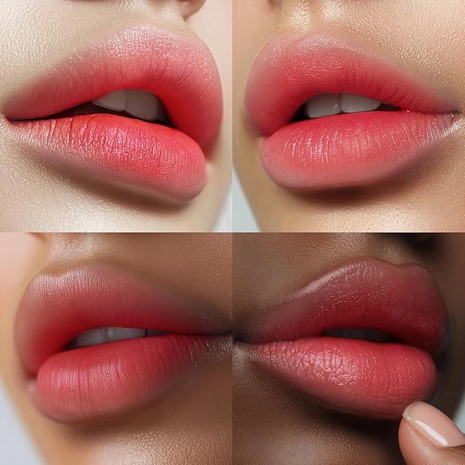 Espoir Couture Lip Tint Fitting Blur #1 Hypey Red 0.14oz | Soft and Creamy Color for Blurry Lip Look | Smudge-Proof Fixing Lip Stain | Lightweight and Comfortable Matte Finish