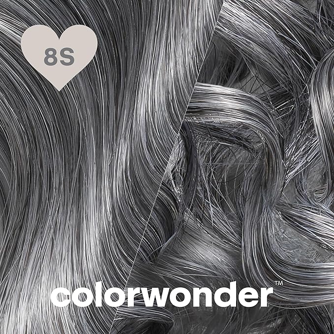 Madison Reed colorwonder Demi-Permanent Hair Color, Effortless At-Home Hair Dye, Ammonia-Free, Cruelty-Free, Silver and Bold (8S Silver Steel), Pack of 1