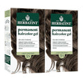 Herbatint Permanent Hair Dye - 5N Light Chestnut - For Up To 100% Gray Coverage of Resistant Gray Hair - Ammonia-Free, Alcohol-Free & Vegan - Salon Influenced Hair Color 5.75 fl oz (2 Pack)