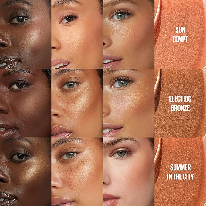 Maybelline Sunkisser Multi-Use Liquid Blush and Bronzer, Blendable, Longwear, Glowy Make Up, Electric Blush, 1 Count