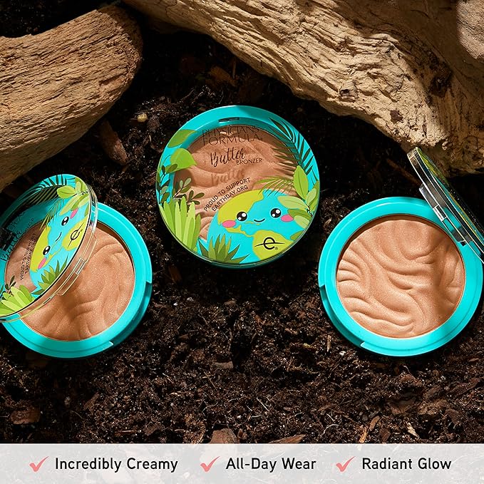 Physicians Formula Earth Day Butter Bronzer Deep Bronzer, Clean Beauty, Dermatologist Tested, Vegan, Cruelty-Free