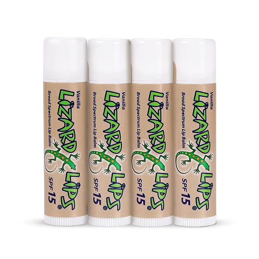 Lizard Lips SPF 15 Lip Balm (Vanilla)