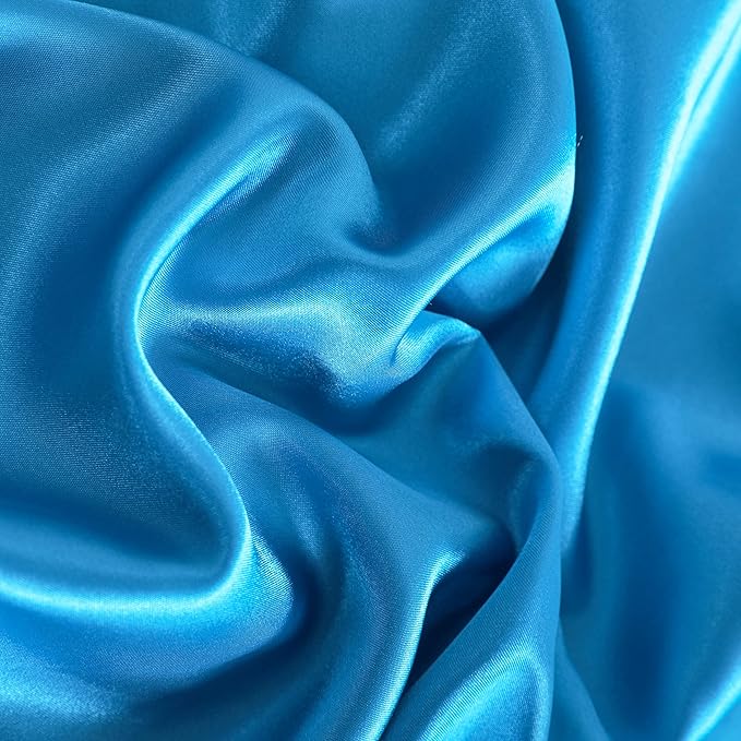 NTBAY 2 Pack Satin King Pillowcases for Hair and Skin, Luxurious and Silky Pillow Cases with Envelope Closure, 20x36 Inches, Royal Blue