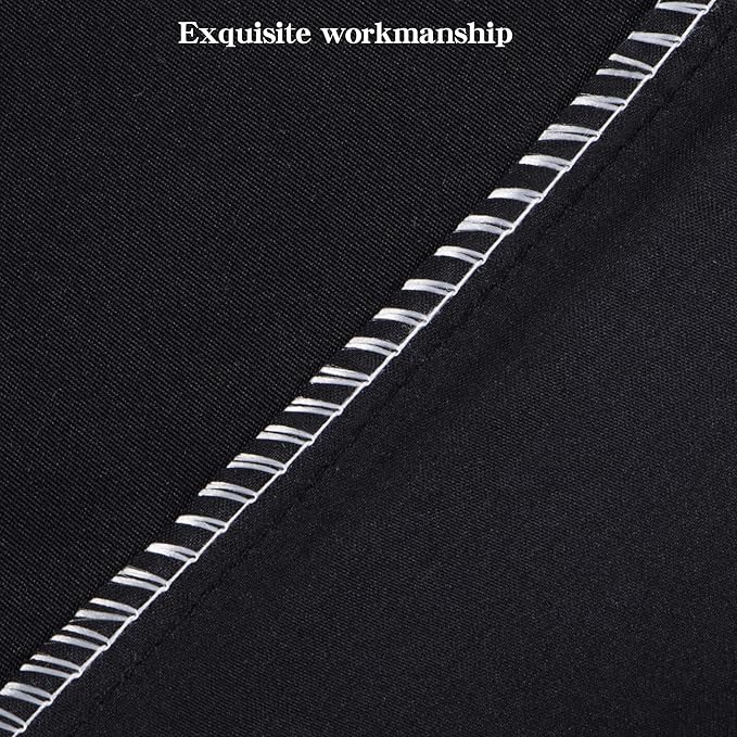 NTBAY Zippered Satin Body Pillow Pillowcase, Silky Slip Cooling Body Pillow Cover, Long Side Hidden Zipper, 20x54 Inches, Black