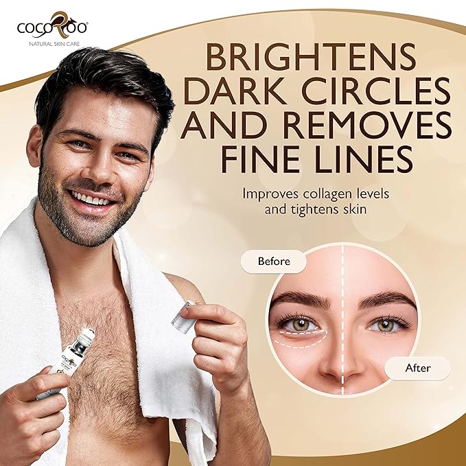 Caffeinated Eye Serum, Nutrient-Dense, 100% Pure, Natural & Vegan (Unscented)