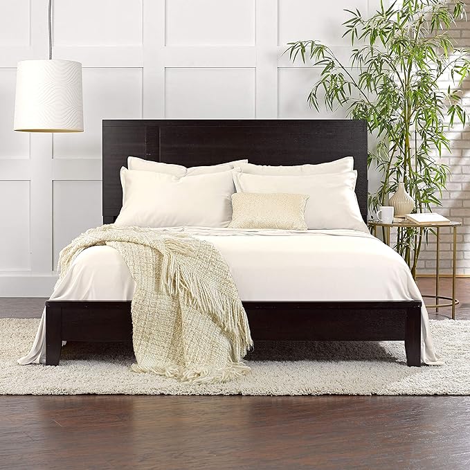 King Pillowcases by Pure Bamboo, Genuine 100% Organic Viscose Derived from Bamboo, Luxuriously Soft & Cooling, Double Stitching, Envelope Closure (2 King Pillowcases, Ivory)