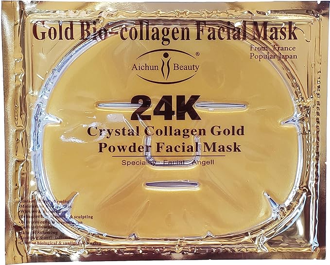 Luxurious 24k Gold Bio-collagen Facial Mask (5pcs)
