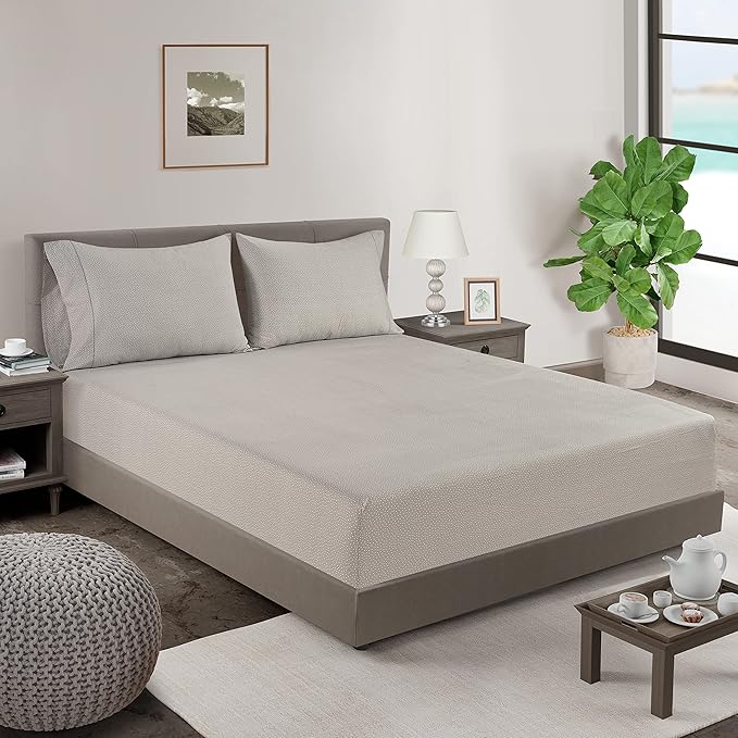 Lane Linen 100% Organic Cotton King Size Pillow Cases Set of 2 (20''x36''), Organic Cotton Pillowcases, King Pillow Cases Set of 2 Snowdrop