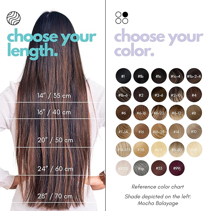 Irresistible Me Real Human Hair Extensions Clip Ins – 100% Human Hair Clip In Extensions for Length & Volume – Invisible Extension – Heat Resistant & Dyeable – Medium Brown, 20 Inches