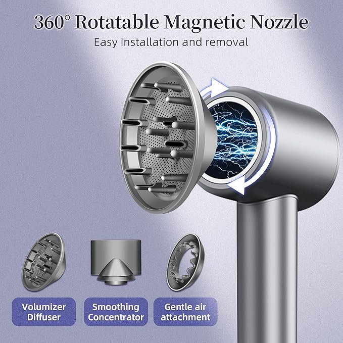 Hair Diffuser Attachment Nozzles for Dyson Supersonic Hair Dryer Hd01 Hd02 Hd03 Hd04 Hd08 Hd15-Hair Dryer Diffuser Attachment-Smoothing Nozzle Tools Attachment