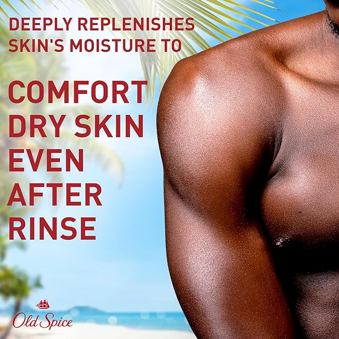 Old Spice Body Wash + Hand & Body Lotion Bundle Pack, 24/7 Moisturizing Freshness, For All Skin Types, Fiji with Palm Tree + Coconut Lasting Scent, 16 oz & 20 oz (Pack of 2)