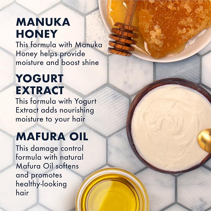 SheaMoisture Hydrate & Repair Conditioner for Damaged Hair Manuka Honey & Yogurt Shea Butter 13 oz (Pack of 2)