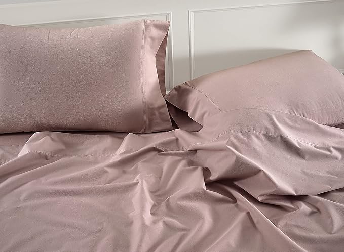 Lane Linen 100% Organic Cotton King Size Pillow Cases Set of 2 (20"x36") - Pillow Cases King Size - Certified Organic Cotton Pillowcases - King Pillow Cases Set of 2 - Purple Pillow Cases - Lilac