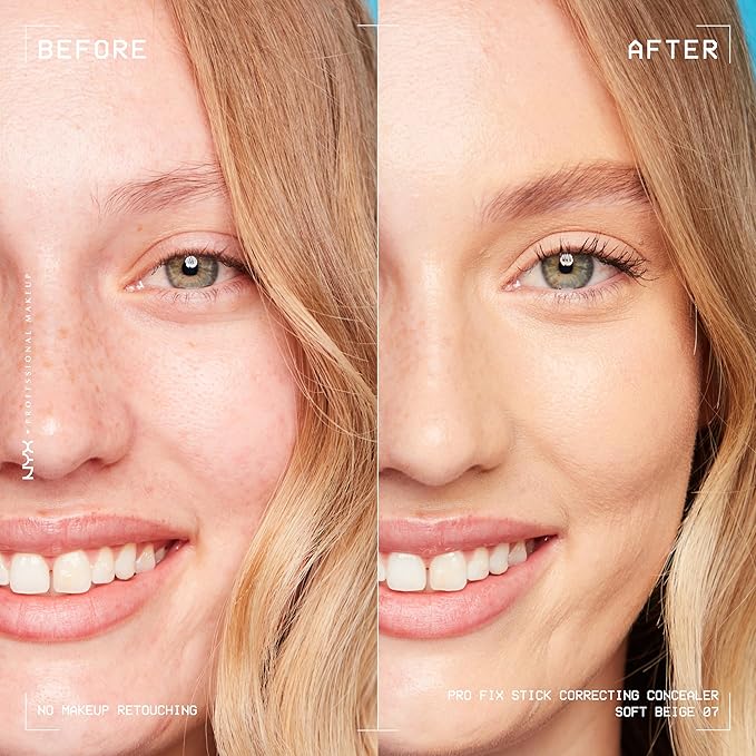 NYX PROFESSIONAL MAKEUP Pro Fix Stick Correcting Concealer, Buildable Medium Coverage Concealer Stick - Soft Beige