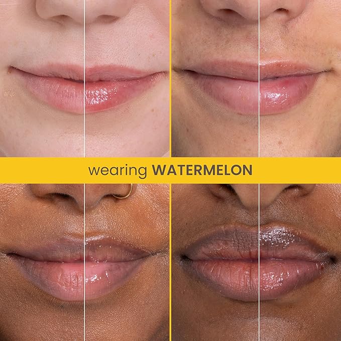 Burt's Bees Rescue Lip Relief, Watermelon & Berry Medley, Hydrating Lip Balm for Dry Cracked Lips, with Responsbily Sourced Beeswax and Shea Butter, 100% Natural Origin, 2 Pack, 0.35oz