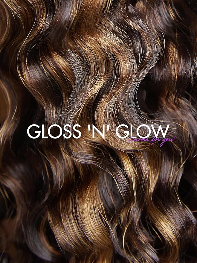 LUVME HAIR 20 Inch Highlight Brown Curly Lace Front Wig Human Hair Pre Cut Lace Glueless 5X5 Closure Wig Pre Plucked For Women 180 Density