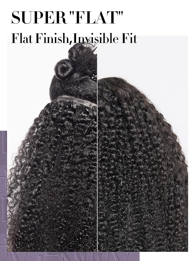 LUVME Curly Hair Extensions Clip ins for Women, Full Head with 2 Pack 270g 14pcs 24Inch Clip in Hair Extensions Raw Virgin Hair Kinky Curly Clip ins