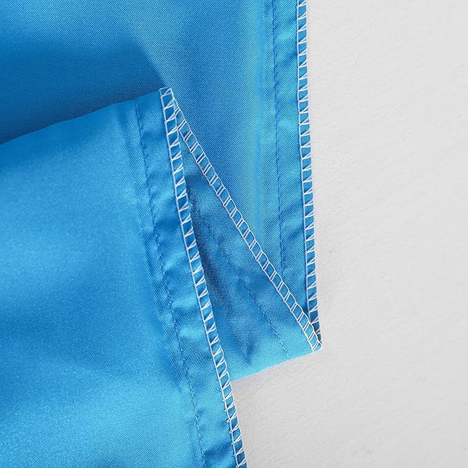 NTBAY 2 Pack Satin Standard Pillowcases for Hair and Skin, Luxurious and Silky Pillow Cases with Envelope Closure, 20x26 Inches, Royal Blue