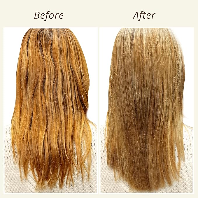 Leave-In Hair Oil with Sandalwood & Bergamot – Natural Essential Oil Aroma, Lightweight Frizz Control & Shine Enhancer for Dry or Damaged Hair – No-Rinse Oil, 3.4 fl oz (100ml)