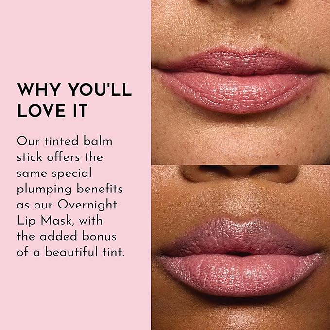 Lawless Forget the Filler Lip Plumping Line Smoothing Tinted Balm - Sweetie - Premium Tinted Lip Balm with Natural Ingredients to Plump and Smooth Lips for a Firmer, Fuller Look - 0.09 oz