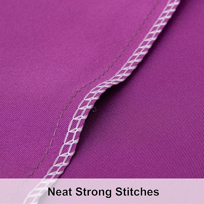 NTBAY 12 Pack Satin Queen Pillowcases for Hair and Skin, Luxurious and Silky Pillow Cases with Envelope Closure, 20 x 30 Inches, Purple