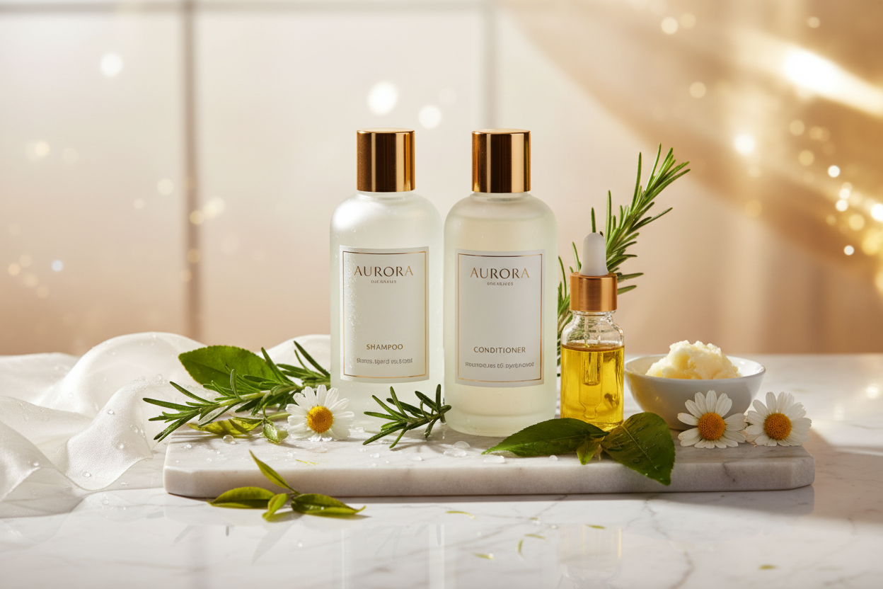 At GlowTress, our products are thoughtfully designed to support healthy, strong, and radiant hair for every hair type. We combine high-quality ingredients with proven haircare science to deliver results you can see and feel. (make it real photo)